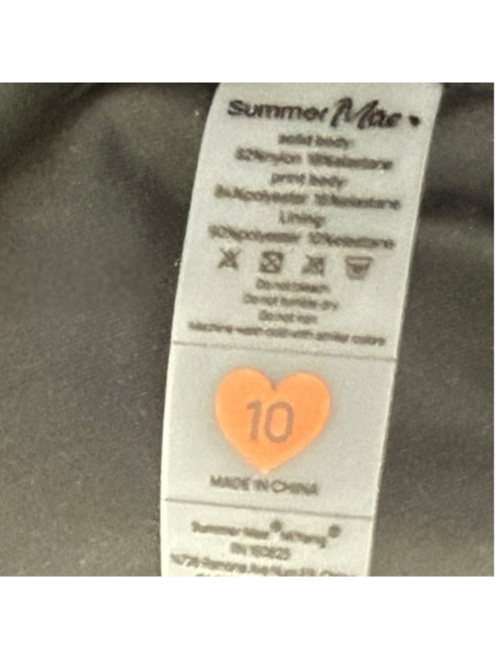 Summer Mae Tankini Swim Set Paisley Shorts Size 10 - Picture 5 of 5